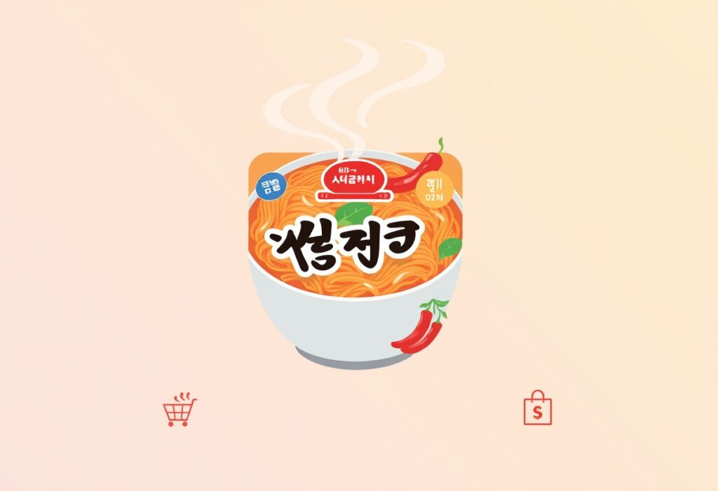 ブルダック炒め麺 販売店のイメージ画像