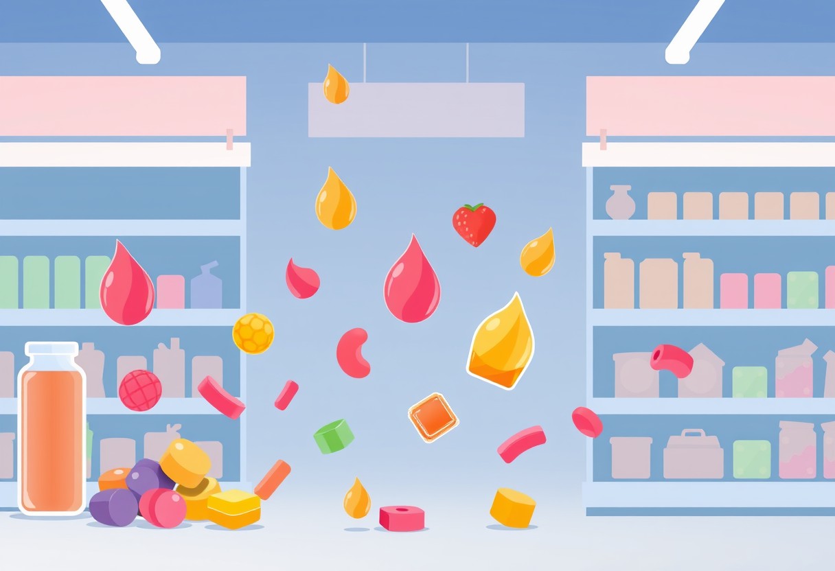 果汁のしずく グミ コンビニのイメージ画像