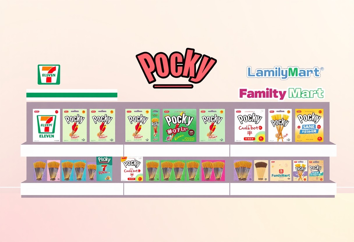 セブン・ローソン・ファミマ別！ポッキー季節限定コンビニ販売の実態のイメージ画像