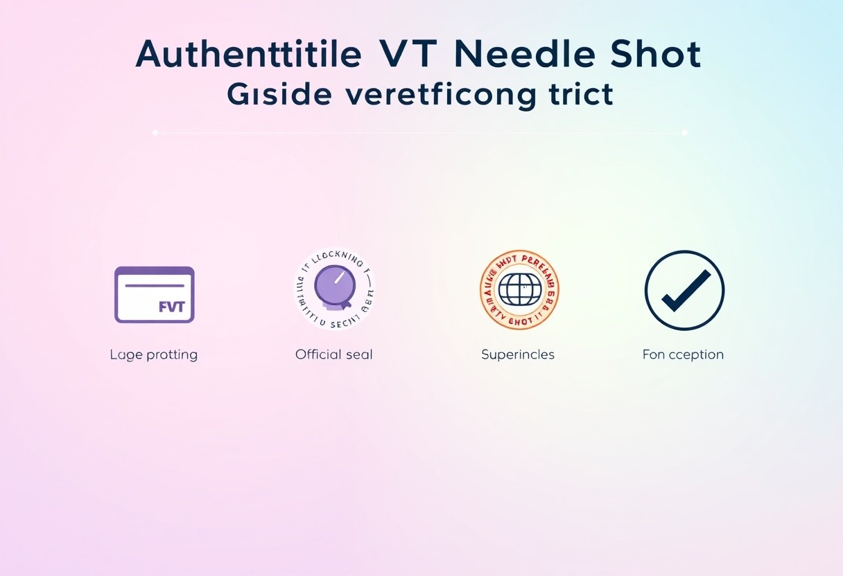 VTリードルショットの正規品を安全に買うための見分け方のイメージ画像